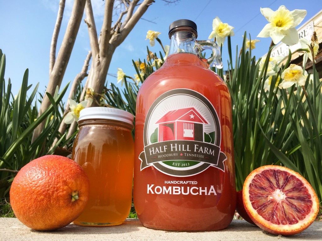 Half Hill Farm's Blood Orange Kombucha