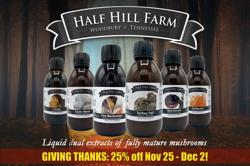 Half Hill Farm Mushroom Dual Extracts